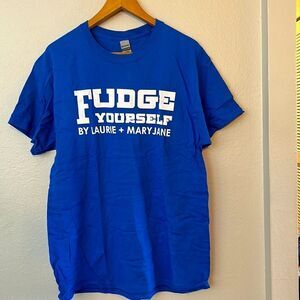 Fudge Yourself Graphic T-shirt, size Large